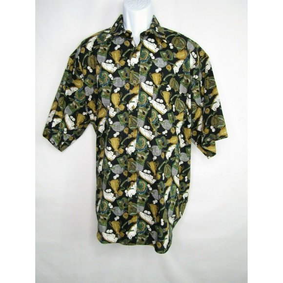 Vintage Tango By Max Raab Men's Short Sleeves Buttons Up Shirt Size XL Hawaiian - Picture 8 of 8